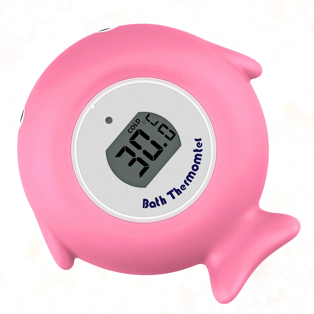 

Water Thermometer Baby Bath Temperature Fish Shape LED Display Waterproof for Bathtub Pool Fish Tank Pond Swimming Pool