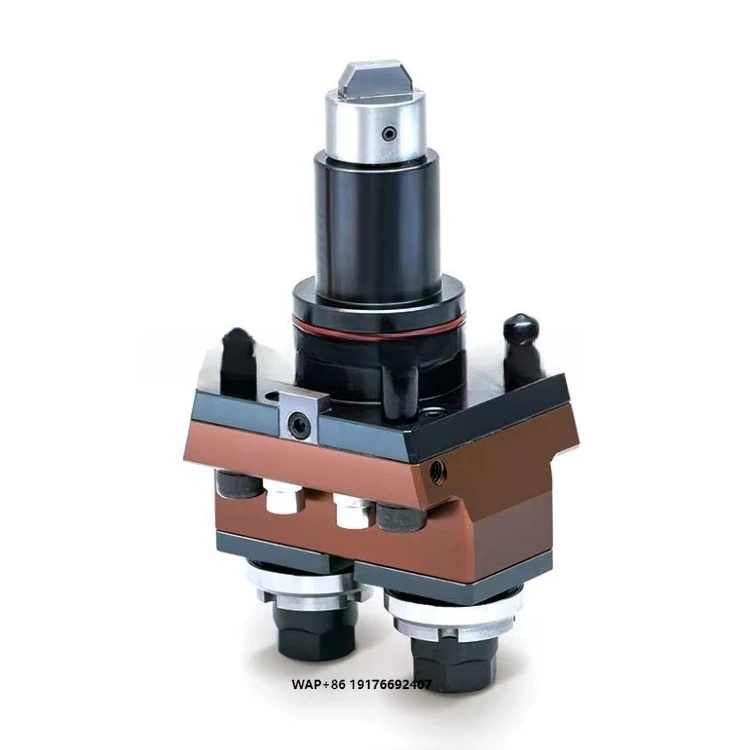 Torreta Motorizada Composta BMT45-0-ST para Torneamento e Fresamento, 0 Graus, Suporte de Ferramenta Motorizada de Cabeça Dupla, Torreta Motorizada para Torno CNC