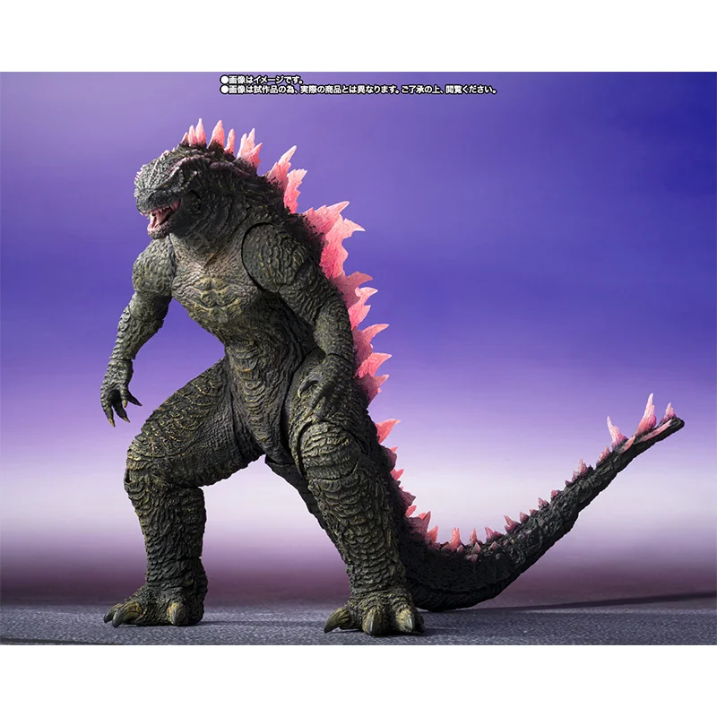 Bandai S.H.Monsterarts Godzilla 2024 Evolved Ver. From Godzilla x Kong The New Empire 16Cm Original Action Figure Model Toy Gift