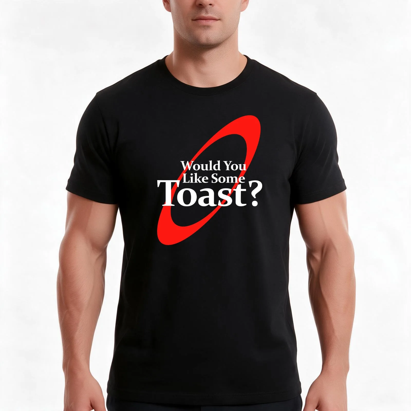 Would You Like Some Toast? T-Shirt, Summer Casual Cotton Tee, Oversized Streetwear Tops, Vintage Graphic Print, Unisex Men Women