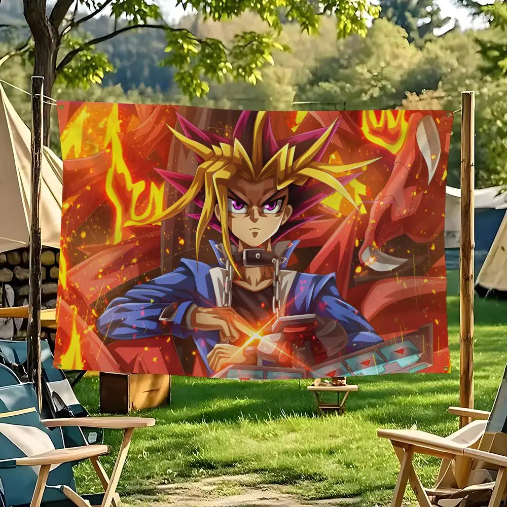 Y-Yu-Gi-Oh! Flags Flags for Room, Bedroom, Home, Outdoor, Wall Hanging, Concert Print, Art Banner