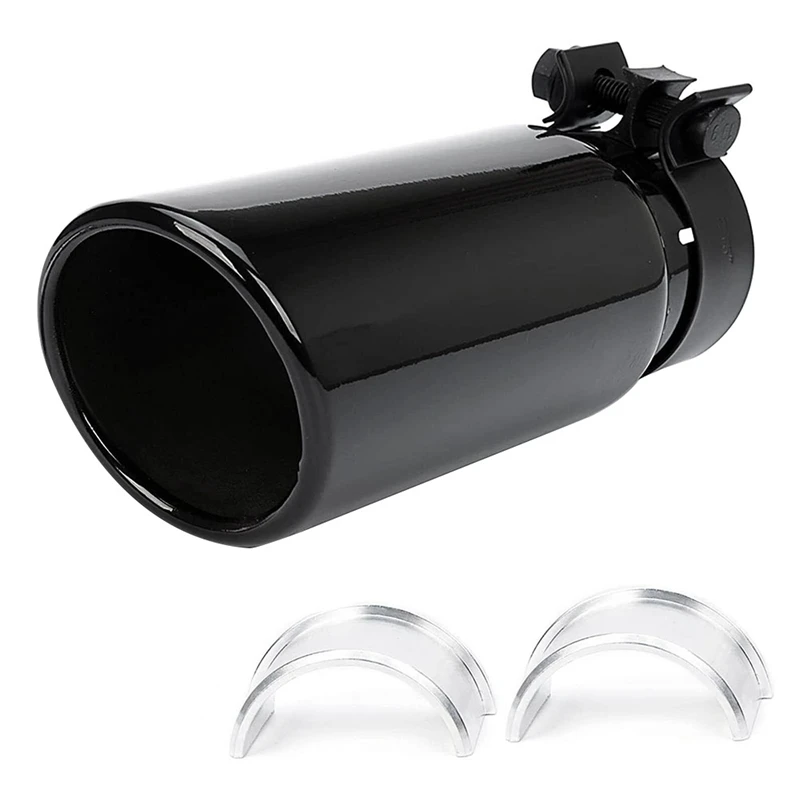 PT932-35180-02 Black Metal Chrome Exhaust Tip Fits For 2005-2023 Toyota Tacoma Car Accessories Parts