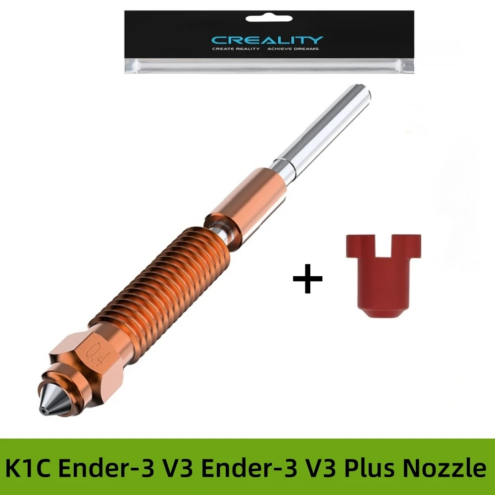 K1C Nozzle Unicorn Quick Swap Nozzle Kits with Copper Alloy and Hardened Steel Nozzle for K1C，Ender 3 V3/V3 Plus 3D Printers