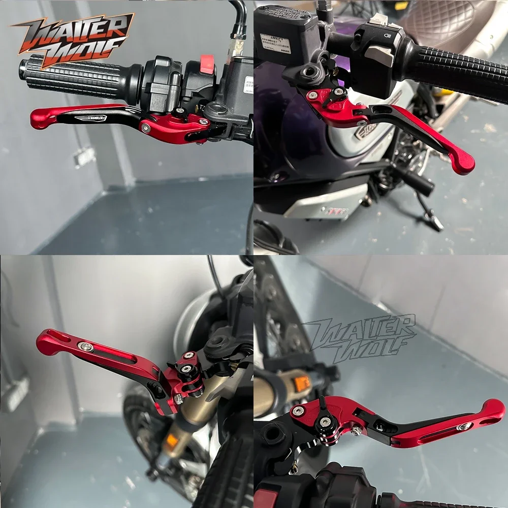 For Ducati Scrambler 800/803 2015-2024 Adjustable Brake Clutch Lever Extendable Classic Full Trottle Nightshift Desert Sled Icon