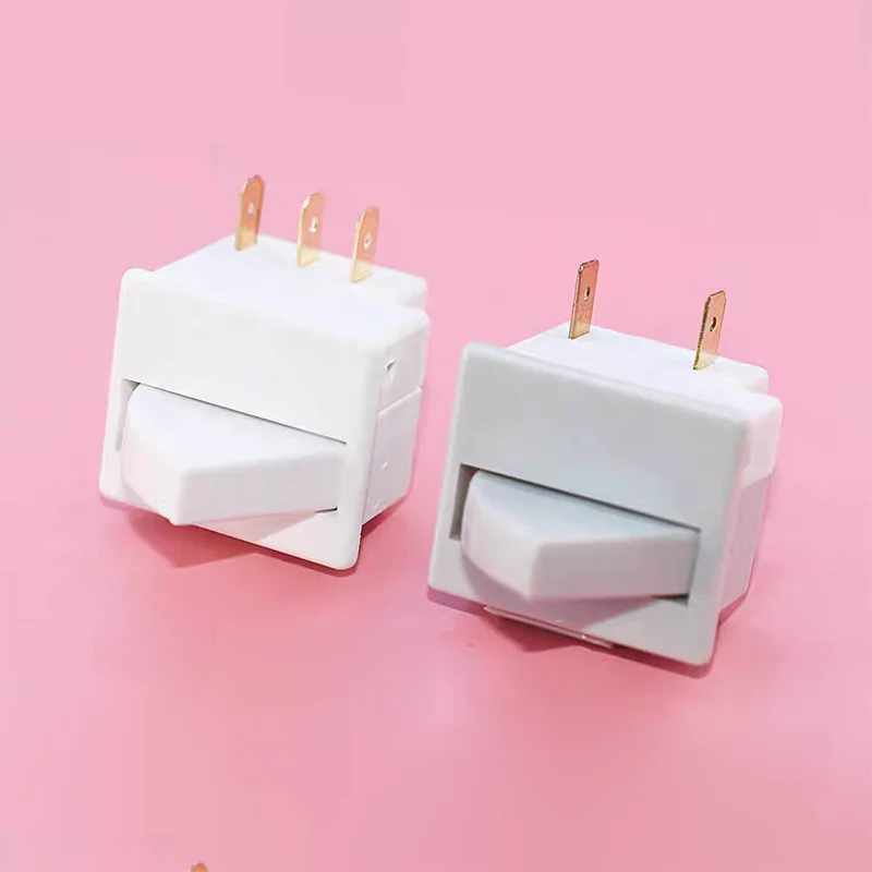 2-контактный светильник для двери холодильника, лампа управления, выключатель питания для Haier Ronshen Hisense, запасные части для холодильника, выключатель света двери