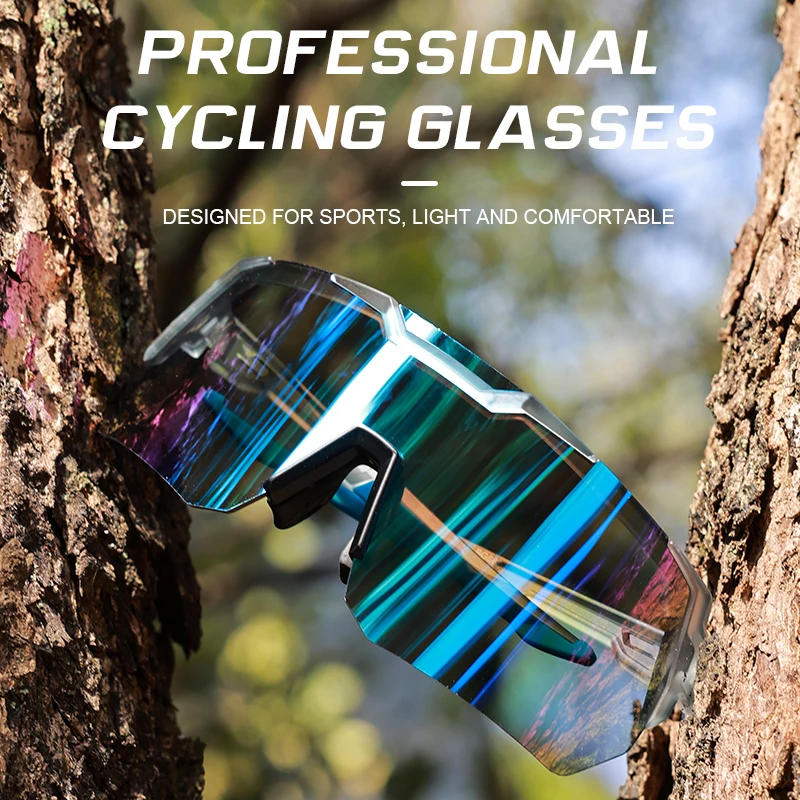 

Cycling Sunglasses with RX Insert for Mountain Biking - UV400 Protection, Non-Polarized & Prescription Clip Included (Unisex)