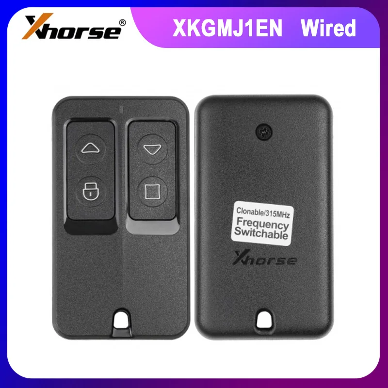 Xhorse XKGMJ1EN Garage Remote Key 4 Buttons Universal Key Fob Wireless/Wired Generation