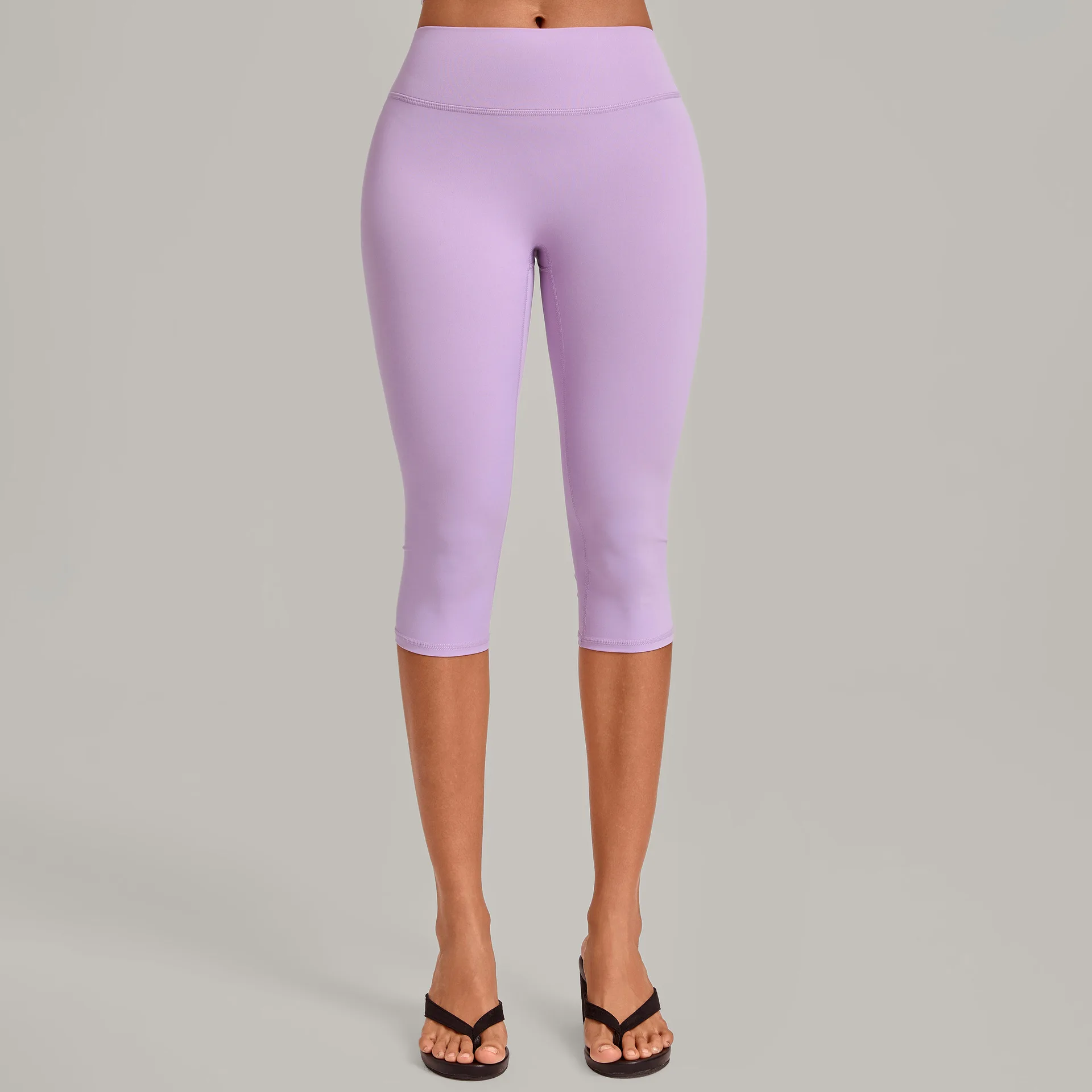 Yoga Pants Capri Pants Women Sports Pants Fitness Leggings Tights Breathable Quick-drying High Waist Running Workout Trousers