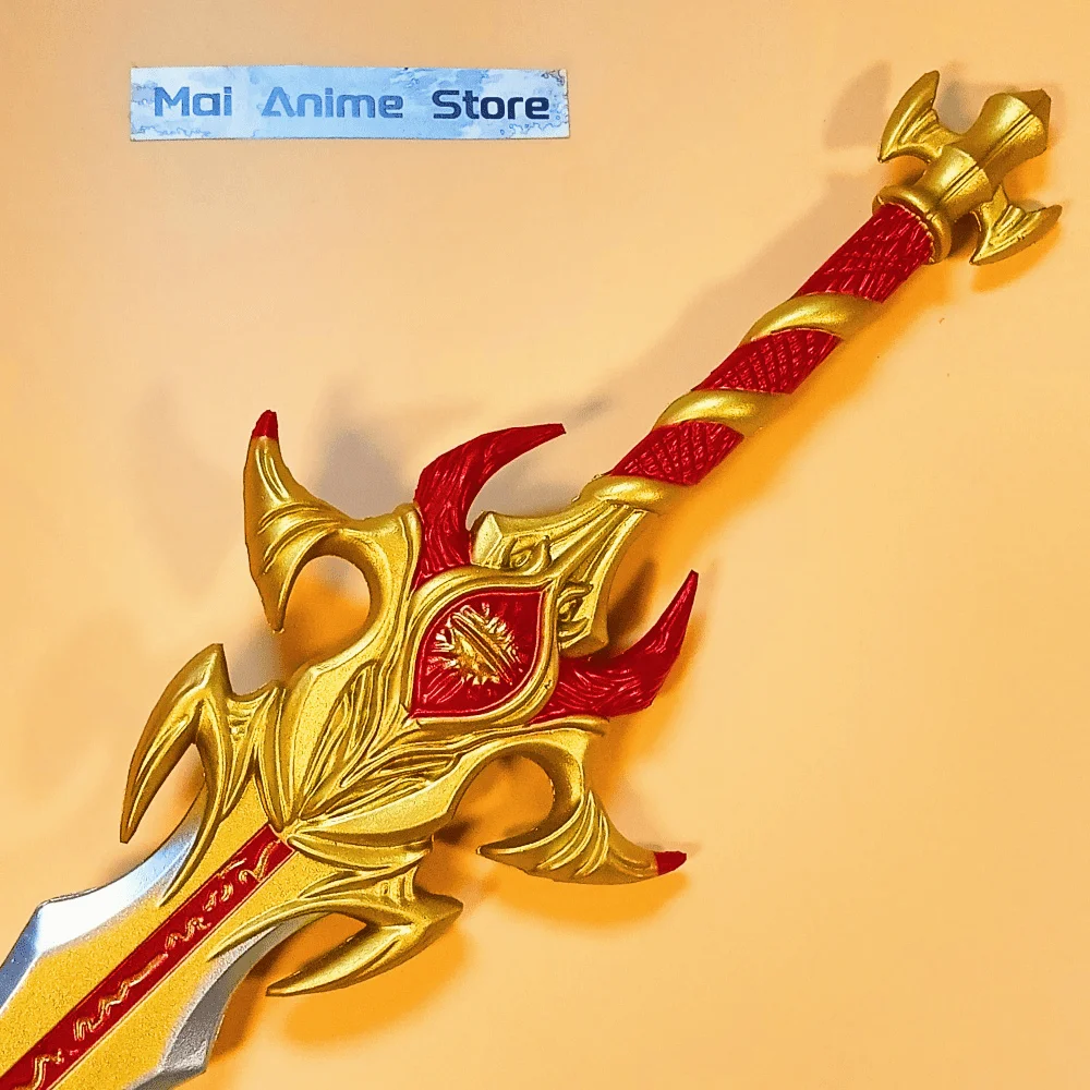 40 بوصة الذهب الروح لاند كاتانا أنيمي تأثيري الدعامة السيف النينجا الحجم الحقيقي اليابانية كاتانا الأصلي الساموراي صابر لعبة غير حادة هدية #3