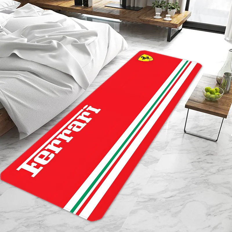 Door Mat Entrance Doormat F-F-FerrariS Non-slip Washable Kitchen Carpet Living Room Hallway Rugs Door Mats Bathroom Bath