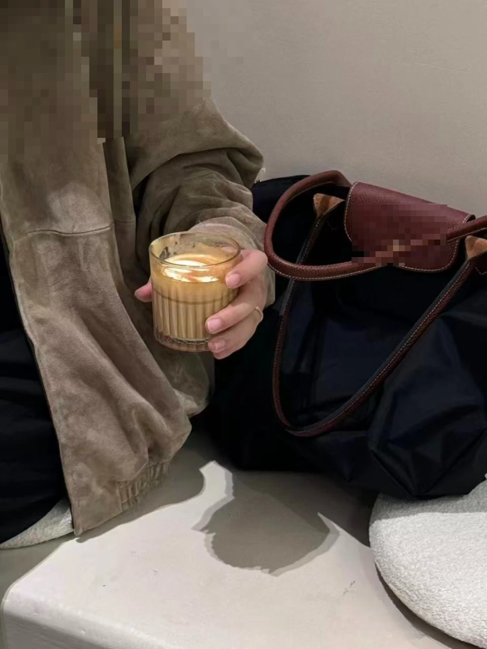 حقيبة يد نسائية كلاسيكية من النايلون، حقيبة كتف ذات سعة كبيرة، حقيبة كروس، حقيبة كتف بمقبض طويل #1