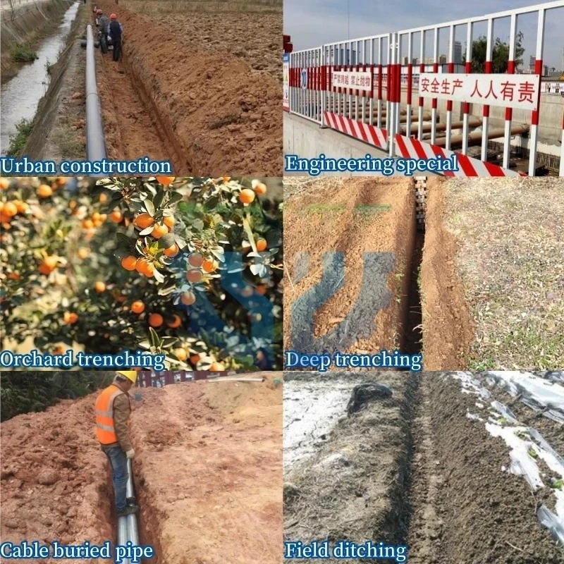 Chainsaw Trencher Machine Digger Chain Trench Digging Mini Automated Canal Trencher Minidigger for Construction