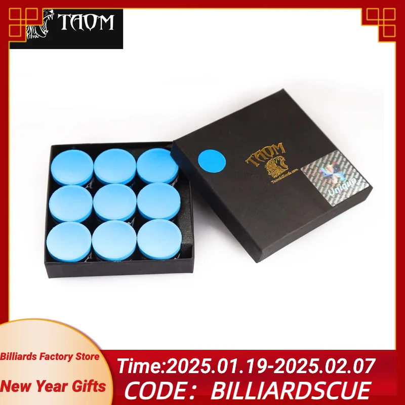 TAOM PYRO CHALK / TAOM SOFT CHALK Optimized for Pyramid Snooker， Pool, and Carom Professional Billiards Chalk Pool Game Snooker