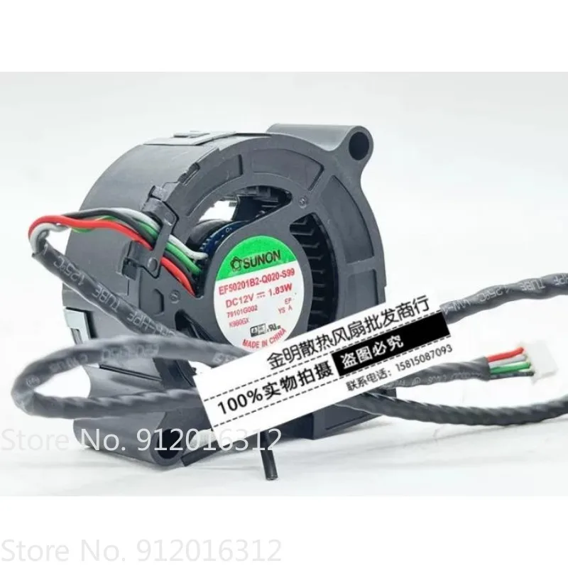 New Cooler Fan for SUNON EF50201B2-Q020-S99 12V 1.83W Cooling Fan 5020 5cm 50 * 50 * 20MM