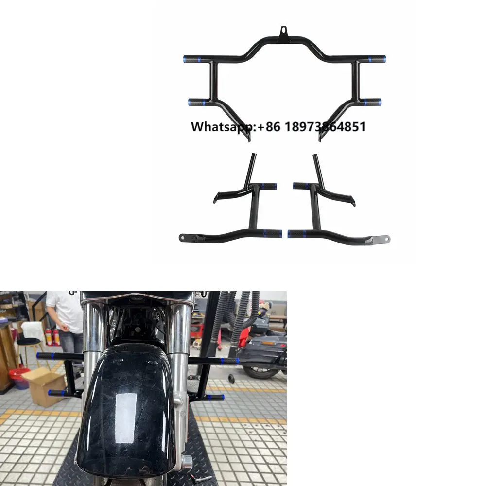 

Motorcycle Crash Bar Engine Bumpers Guards Production Bars for Harley CVO Street Glide FLHXSE 2015-2022 Road King FLHRSE6 2014