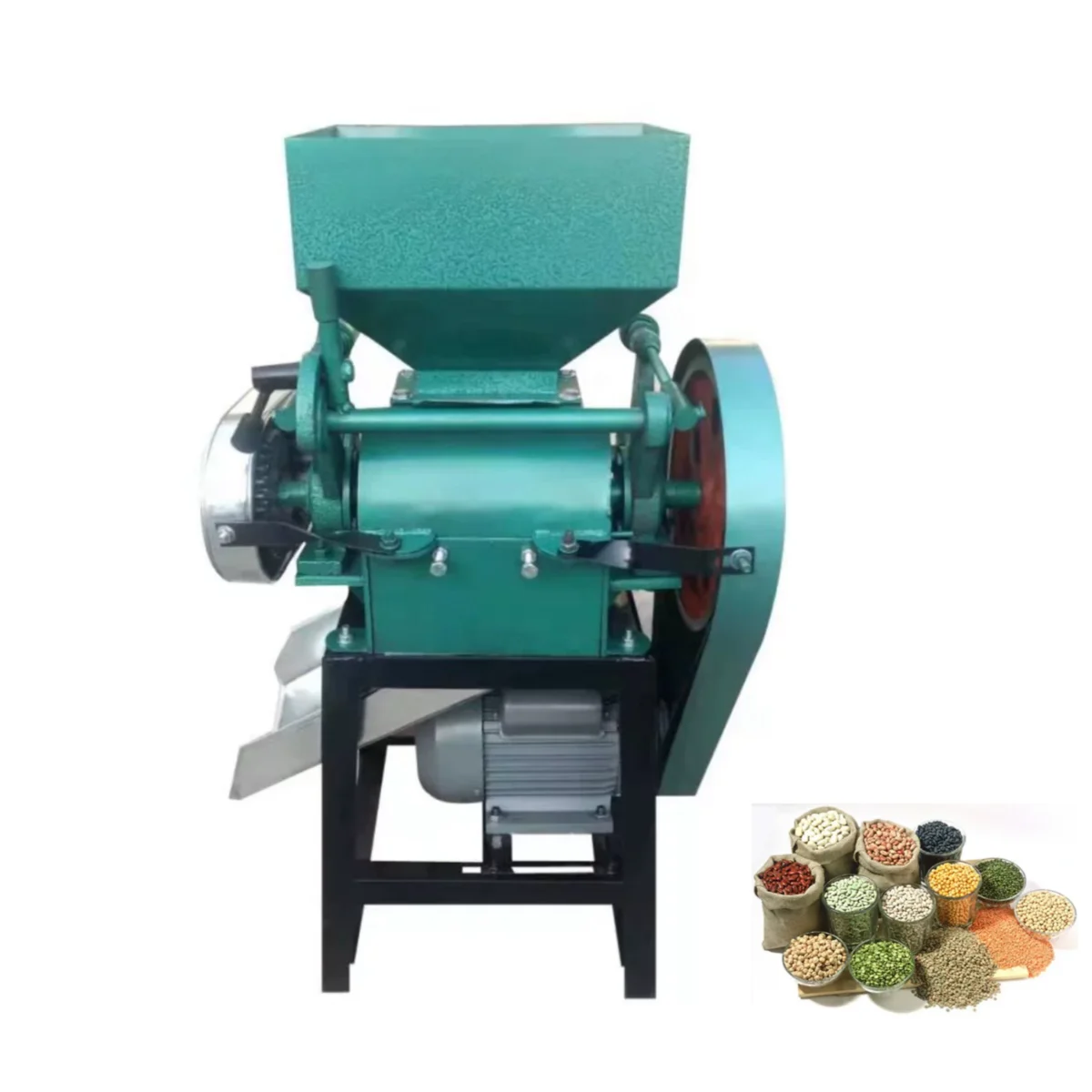 Wheat Corn Grains Flakes Making Machine Flattening Machine Barley Pressing Machine