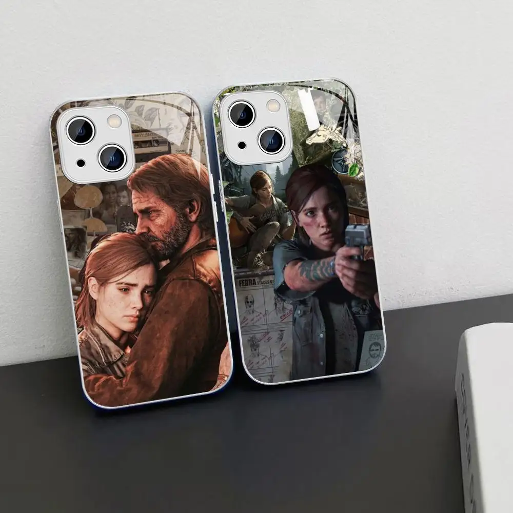 The Last of Us 2 Ellie Joel Phone Case For iPhone 14 13 12 Mini 11 Pro XS Max X XR 14 Plus Tempered Glass Cover