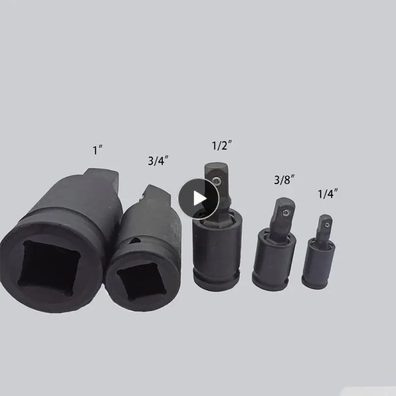Degree Swivel Knuckle Joint Air Impact 1/2 3/8 1/4 Inch Wobble Retractable Socket Adapter for Pneumatic Wrench Tool