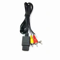 1PCS 1.8m For Nintendo 64 Audio Tv Video Cord Av Cable To Rca For Super Nintend Game Cube N64 Snes