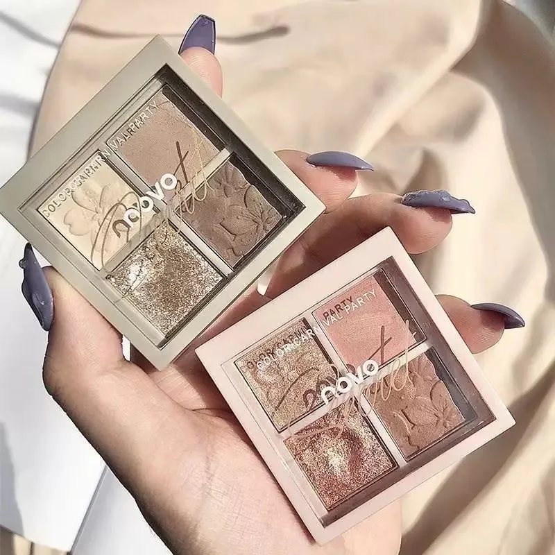 벚꽃 컬러 카니발 아이섀도우 팔레트 매트 쉬머 하이라이트, 오래 지속되는 색소, 실키 터치 아이 메이크업 화장품