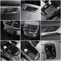 For Haval H6 3rd Gen 2021-2024 Car Interior Accessories Center Control Part Refit Panel Frame Trim Stainless Steel Sticker