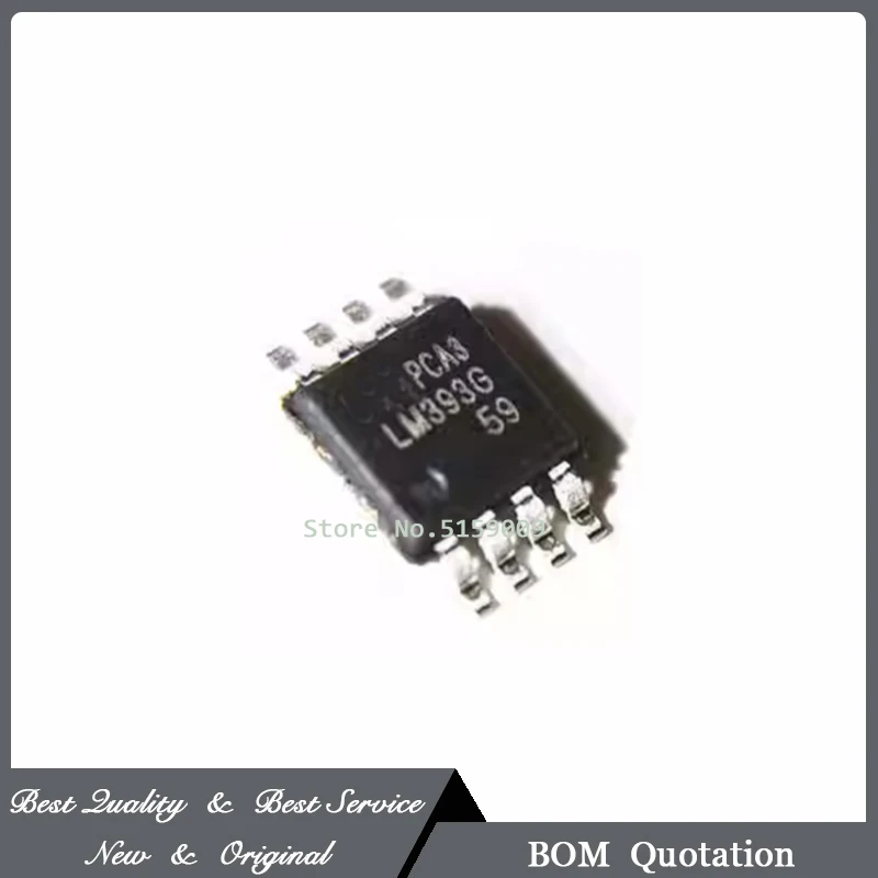 10 Pcs/Lot LM393G-SM1-R MSOP8 100% New Original In Stock