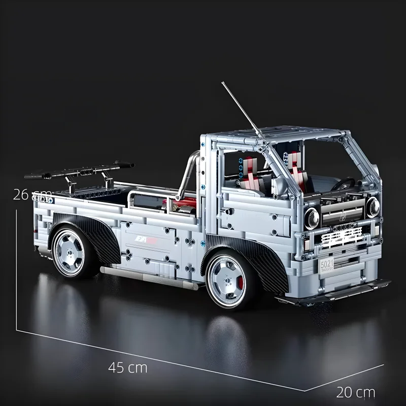 TGL T5021 MOC Technical Sports RC Truck Car Building Blocks City Transport Vehicle Bricks 3D Puzzle Toy Christmas Gift For Boy K