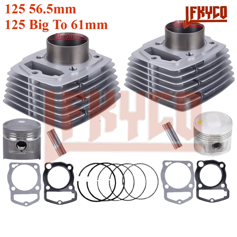 Zestaw pierścieni tłokowych 61 mm do motocykli Honda CB125S CL125S XL125 SL125 CB CL XL SL 125 125S 76-85 Akcesoria
