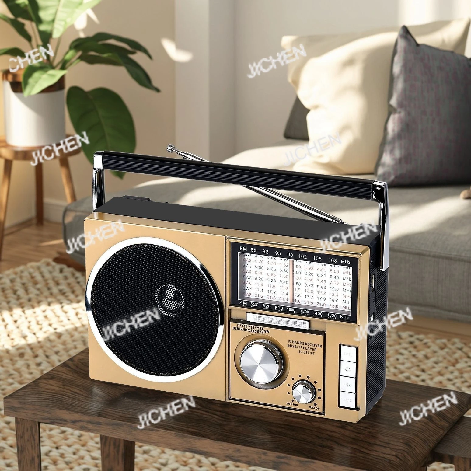 

Винтажный ретро Bluetooth-плеер, многофункциональное полнодиапазонное радио, новая зарядка 0372, высококачественное