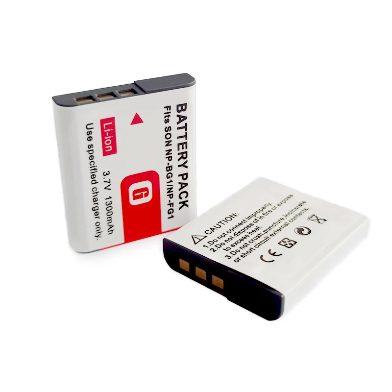 NP-BG1 NPBG1 NP-FG1 NPFG1 Battery For Camera SONY DSC-H10,H20,H3,H50,H7.H9,N2,N1,T20,T100,WX1,W55,W30,W150,W210 1300mAh 3.7V