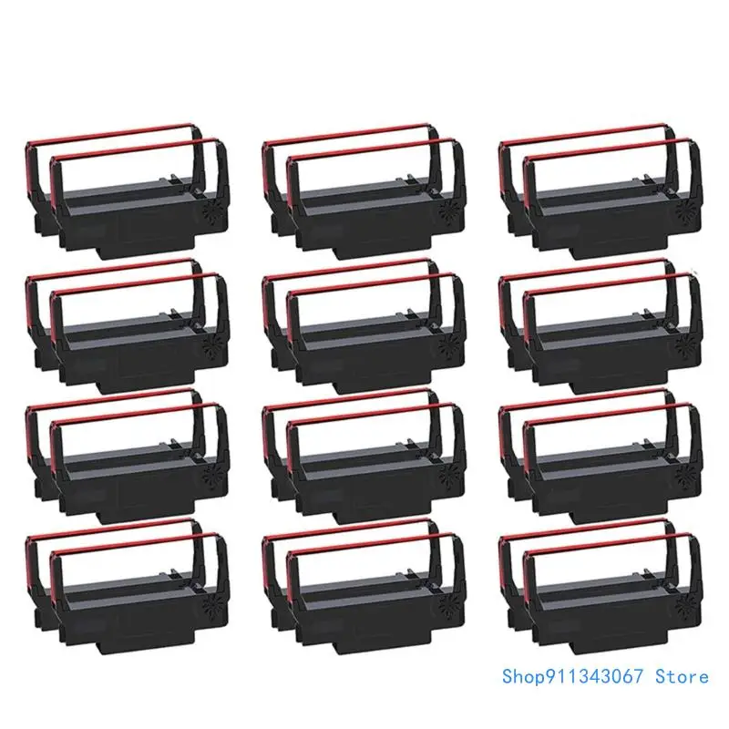 

24Pcs ERC30 Durable Ribbon Cartridge Black/Red for Epson TM-U220 M188B ERC30 ERC34 ERC38 NK506 Printer Drop shipping