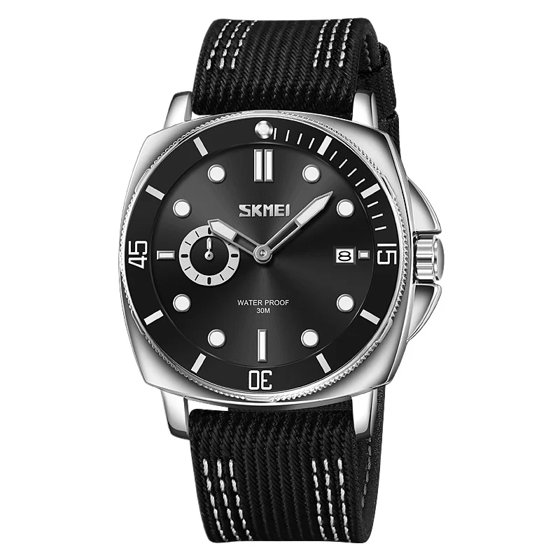 Reloj de cuarzo con calendario único luminoso resistente al agua para hombre Reloj de pulsera Kemier Sport Business Fashion con luz nocturna