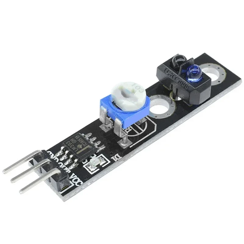 10 قطعة الأشعة تحت الحمراء خط المسار أتباع الاستشعار TCRT5000 تجنب العوائق لاردوينو 1 قناة تتبع وحدة AVR ARM PIC تيار مستمر 5 فولت