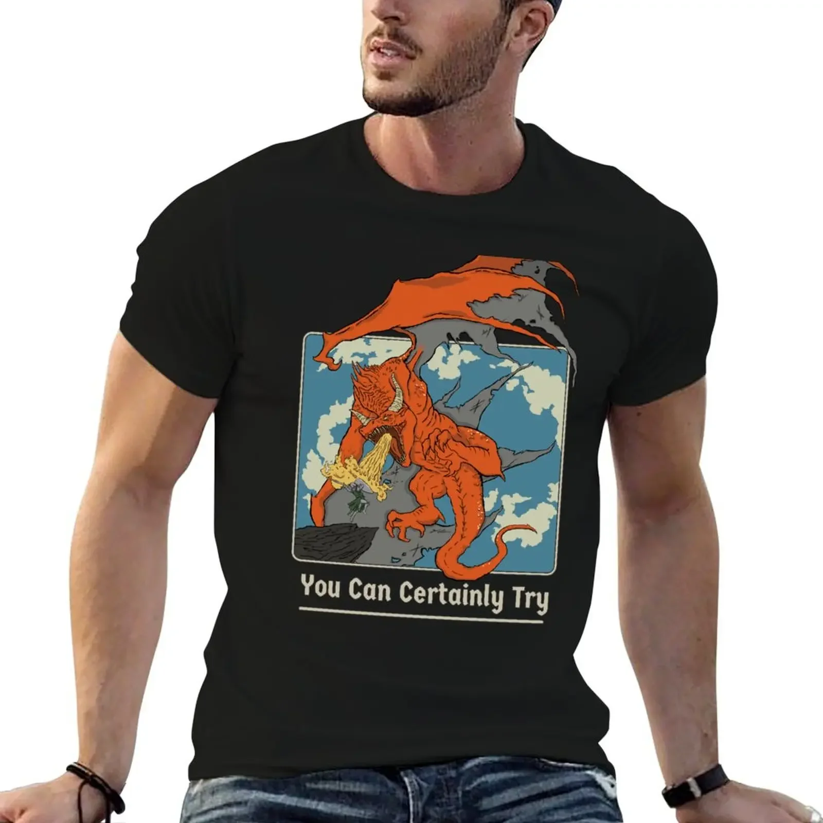 You Can Certainly Try T-Shirt customizeds quick-drying anime t shirts korean fashion mens designer clothes