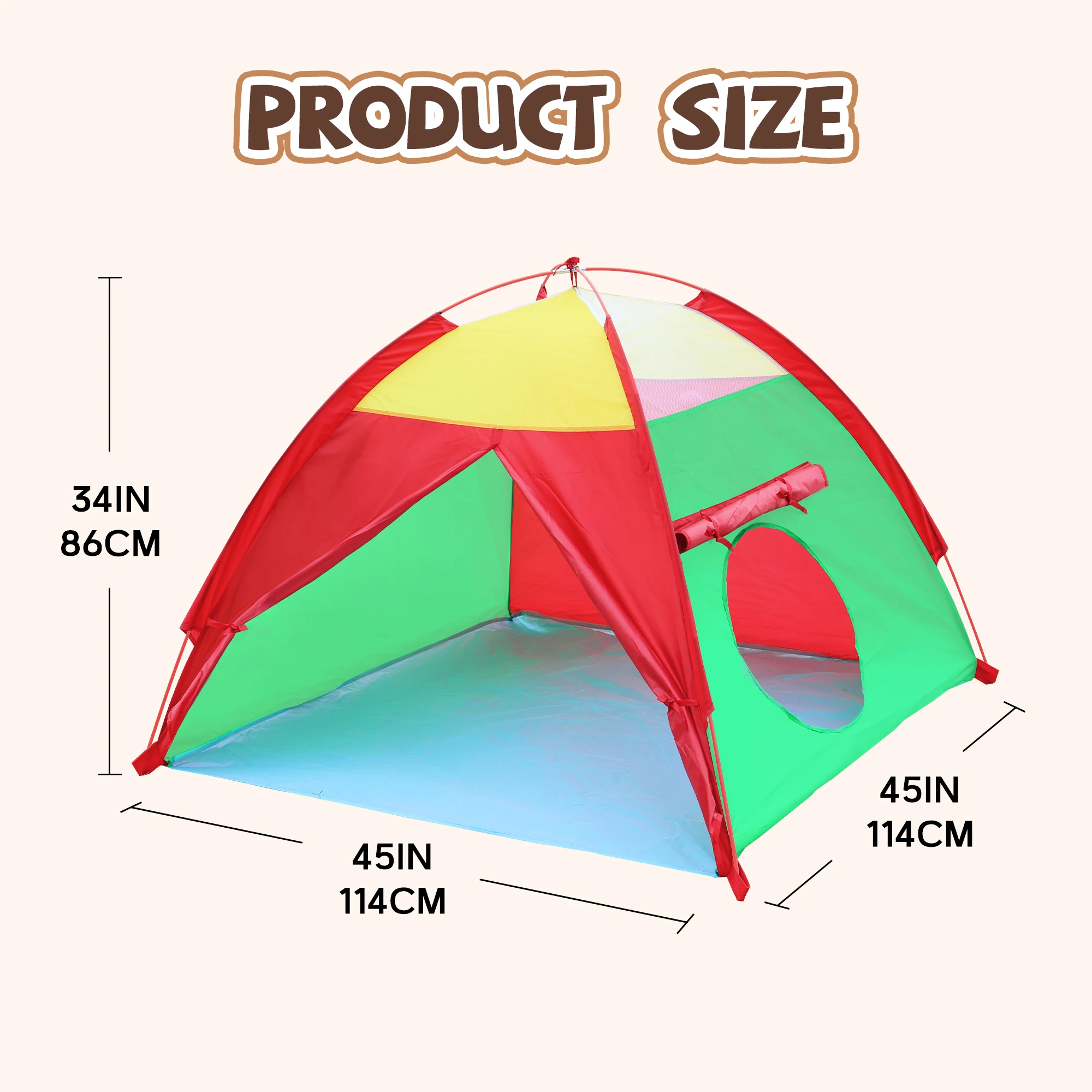 Tente de jeu pour enfants, maison de jeux pour garçons et filles, ensemble de tente de plage pop-up imaginative pour tout-petits, cadeau amusant d'intérieur et d'extérieur