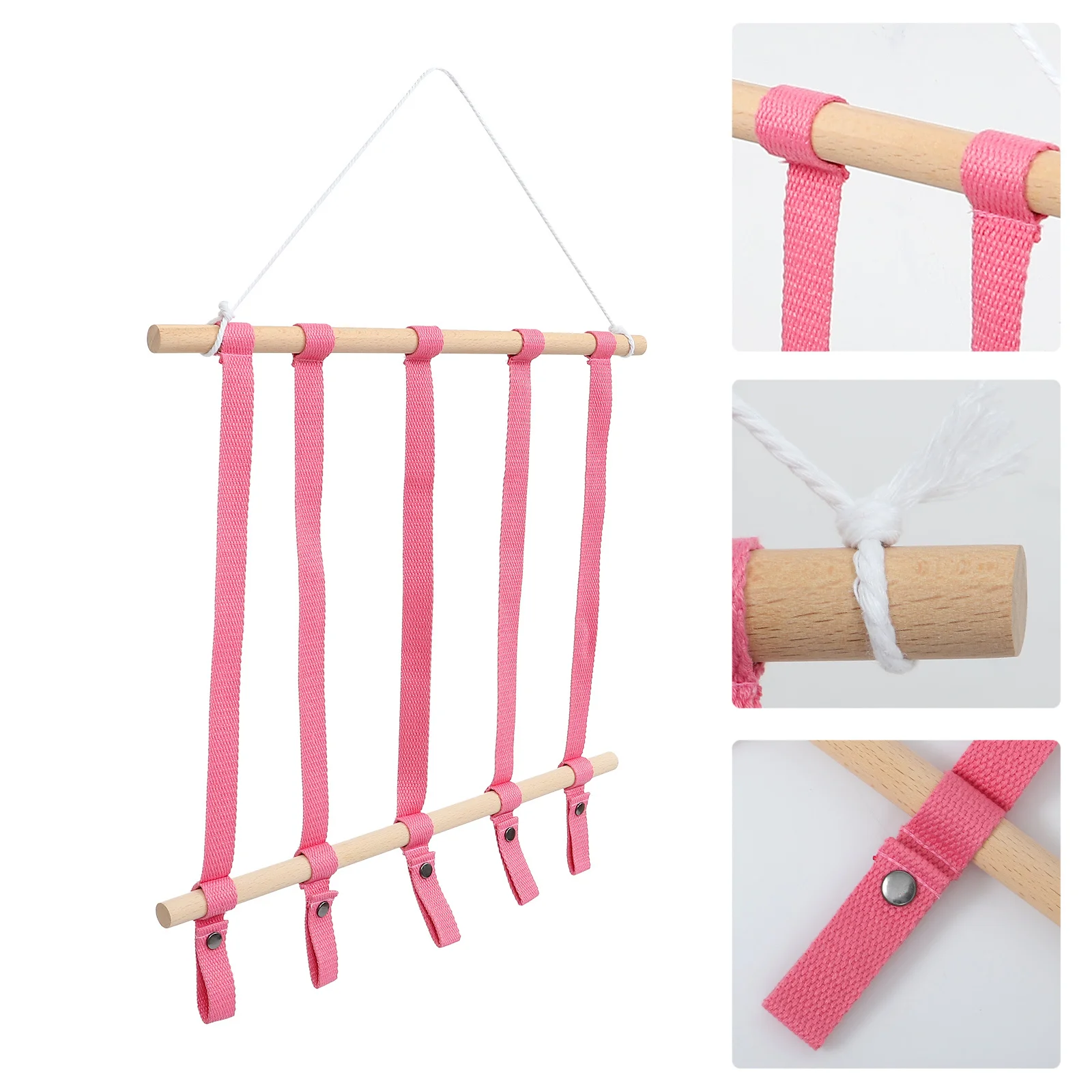 

Hairpin Storage Hanger Simple Design Durable Hair Clips Holder Wall Hanging for Hair Bows Barrette Organizer