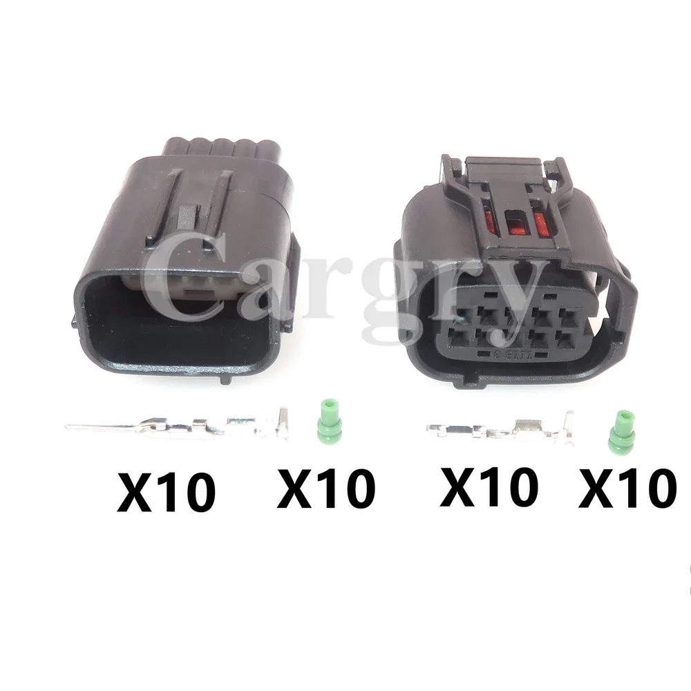 1 Set 10P Automobile Wire Adapter 90980-12380 6189-1134 6188-0696 AC Assembly Car Reversing Radar Electric Wiring Socket