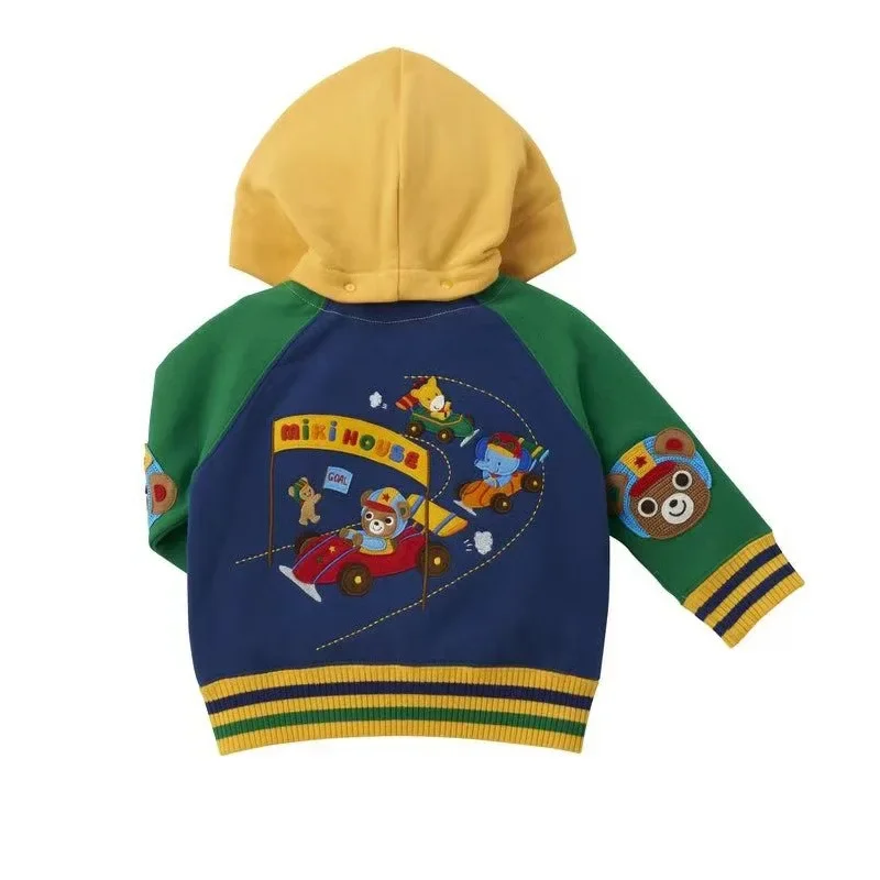 Winter Kids Jackets Cartoon Bear Coat Girls Outerwear Jaqueta New in Outerwears Japanese Baby Jacket Ceketler Kids Clothes Boy