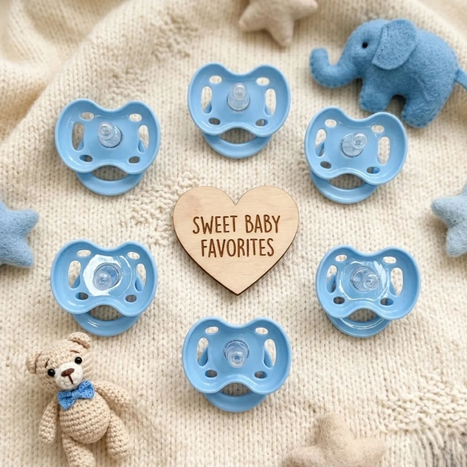Cute Reborn Doll Pacifier And Nursing Bottle Dummy Pacifier New Reborn bebe Dolls Supplies Dummy Nipples DIY Toy For Reborn Doll view 4