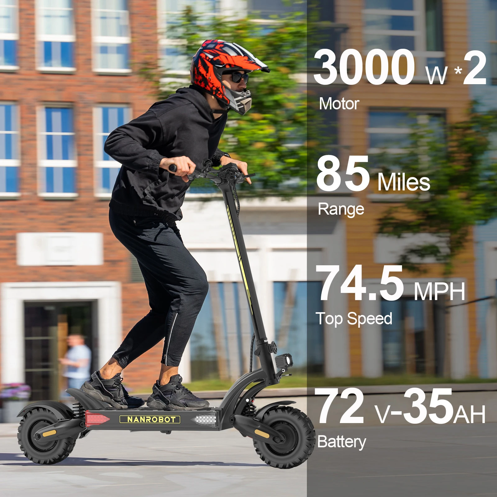 NANROBOT LS7+ Adult Electric S - Folding Electric Scooter 评论和价格