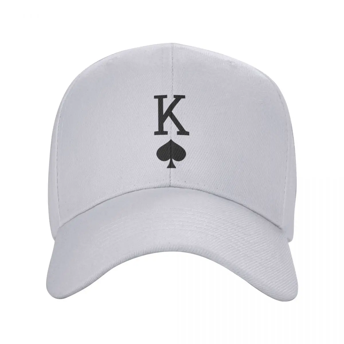 Black King of spades playing card Family Game Baseball Cap cute Luxury Hat Boy Women's