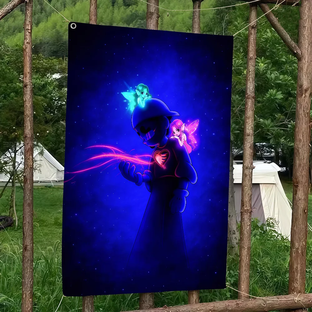 O-Omar C-Courtz POR SI MANANA NO ESTOY flag Party Decoration Art Picnic Home Hanging Camping Outdoor Party Banner