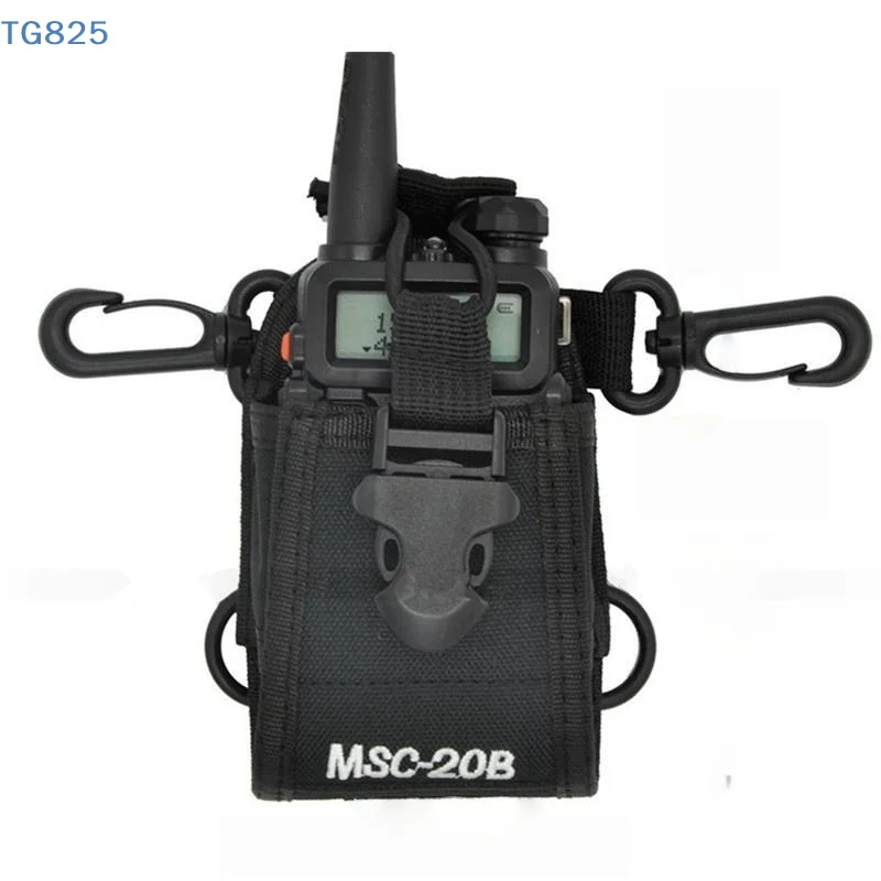 【AN】1 Set Universal Walkie Talkie Nylon Bags MSC-20B Two Way Radio Case  For P328 UV-5R 888S UV-82 Cignus UV-85 COD