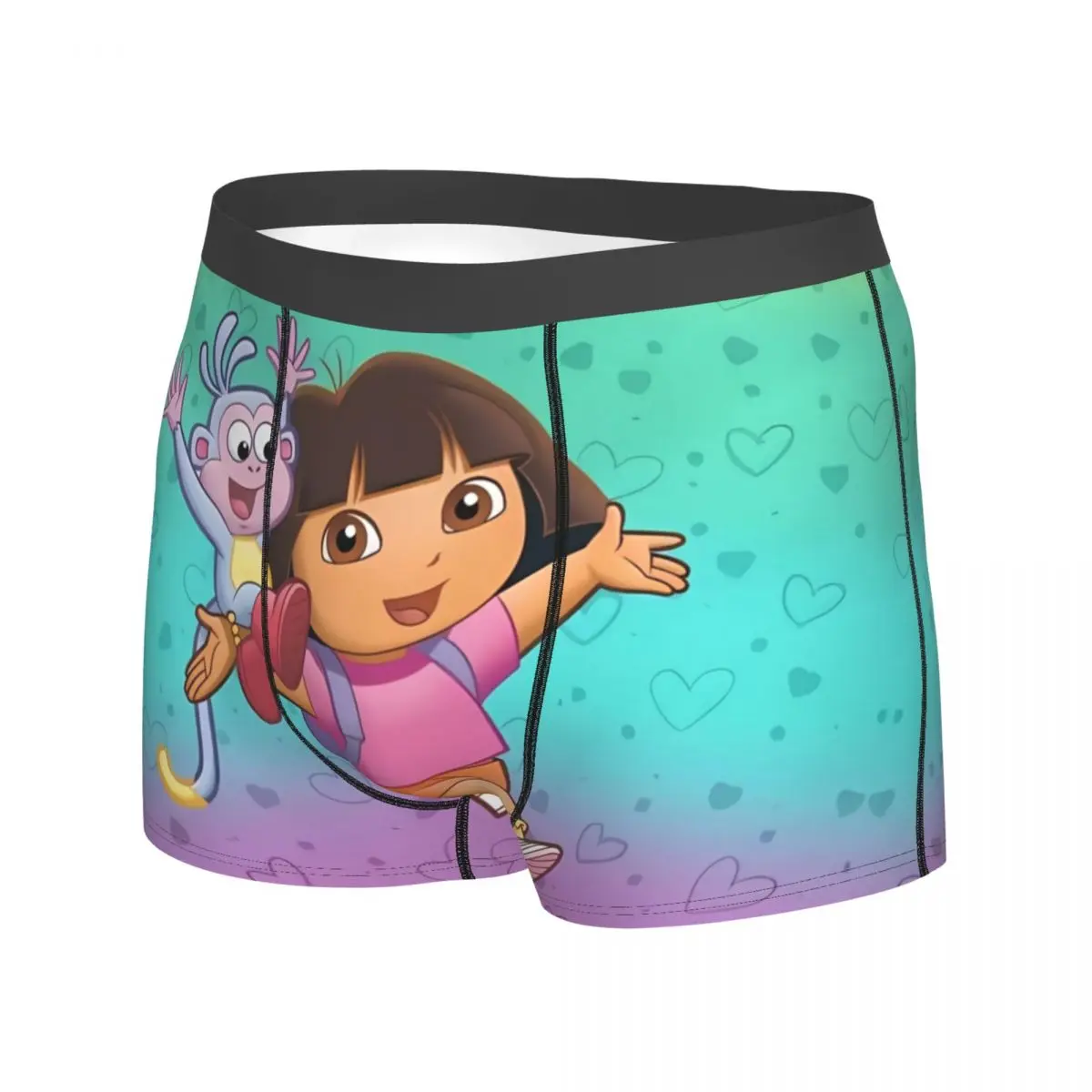 Doras The Explorer Underwear Custom DIY Trunk High Quality Men Panties Breathable Shorts Briefs Gift