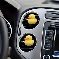 Cute Duck Car Air Vent profumo Clip simpatico cartone animato adorabile deodorante accessori per auto profumi profumati