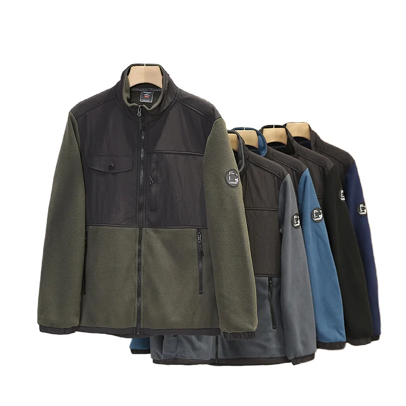 

Мужская Флисовая куртка с воротником-стойкой, средней толщины