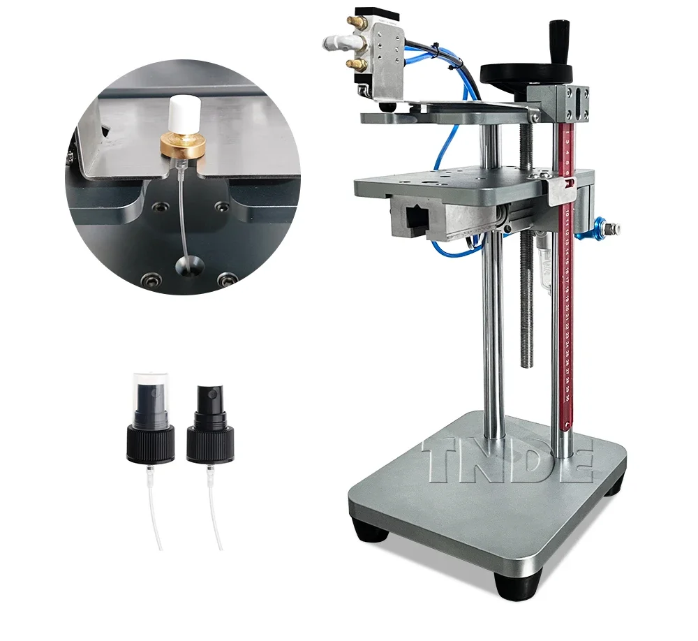 Pneumatic perfume bottle pipe cutting machine Pipe dipping machine Plastic emulsion pump V-shaped cutting machine