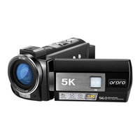 Ordro 5K Video Camcorder Vlog Camera 18X Digital  Zoom Infrared Night Vision Camaras for YouTuber Recording 2024 New Arrivals