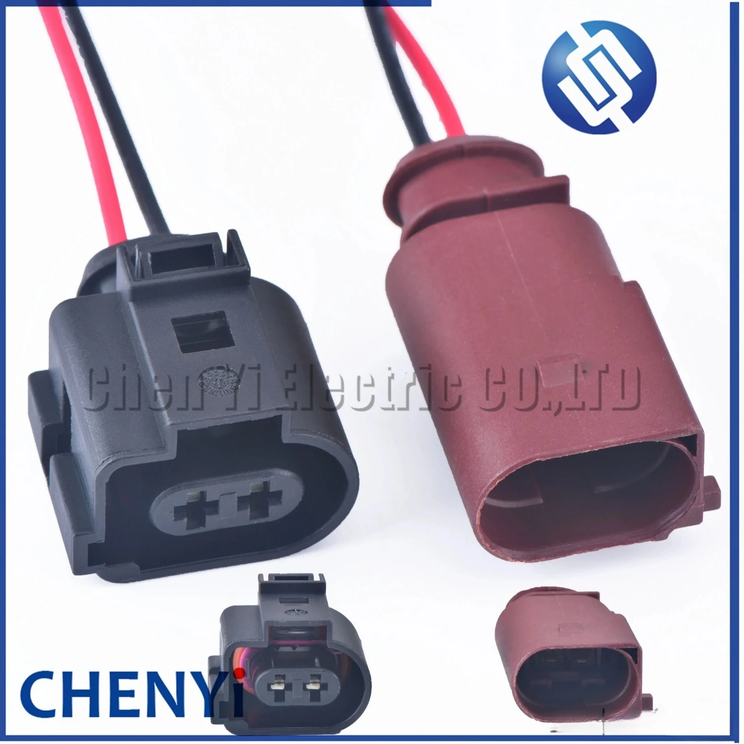 2 Pin auto waterproof sensor Rear Brake Caliper Motor Harness Connector plug 1J0973722A 42034800 42127200 1717692-2