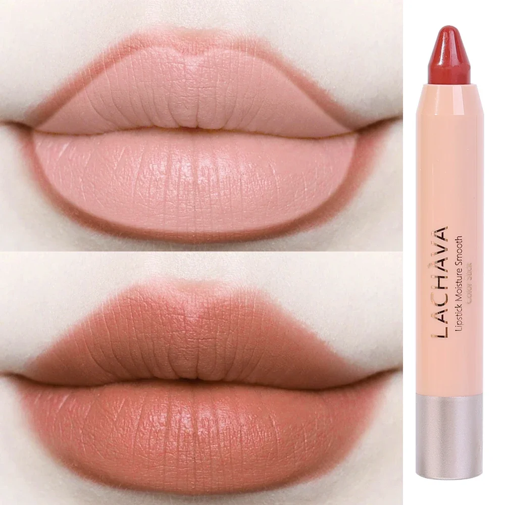 Matte Lippenstift Potlood 8 Kleuren Langdurige Fluwelen Lip Voering Pen Omtrek Lip Vorm Non-Stick Cup Waterdichte Lippenstift Cosmetica